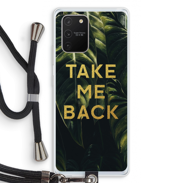 Take me back: Samsung Galaxy S10 Lite Transparant Hoesje met koord