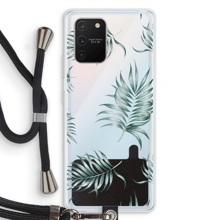 Simple leaves: Samsung Galaxy S10 Lite Transparant Hoesje met koord