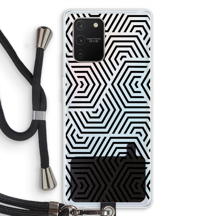 Magic pattern: Samsung Galaxy S10 Lite Transparant Hoesje met koord