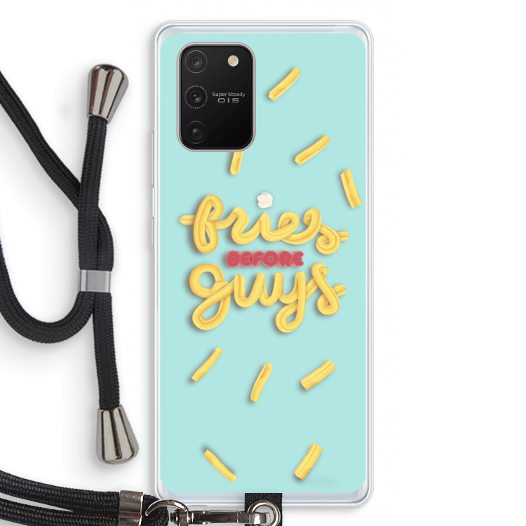 Always fries: Samsung Galaxy S10 Lite Transparant Hoesje met koord