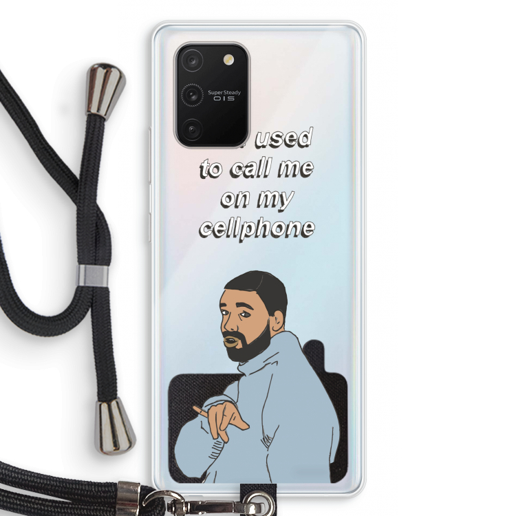 Hotline bling: Samsung Galaxy S10 Lite Transparant Hoesje met koord