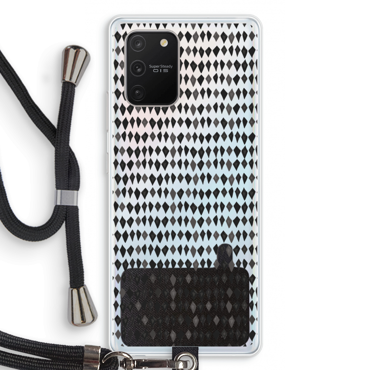Crazy shapes: Samsung Galaxy S10 Lite Transparant Hoesje met koord