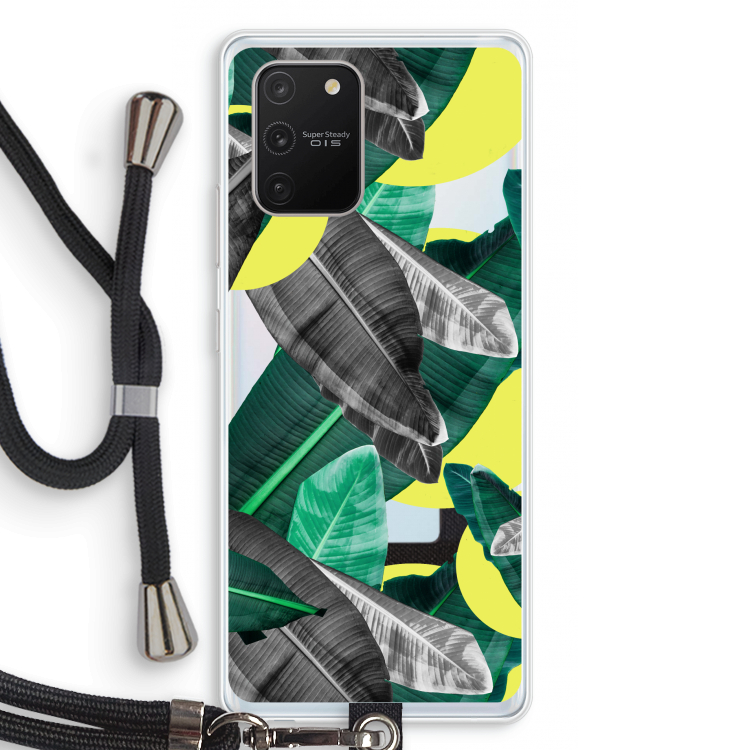 Fantasie jungle: Samsung Galaxy S10 Lite Transparant Hoesje met koord