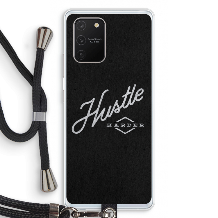 Hustle: Samsung Galaxy S10 Lite Transparant Hoesje met koord