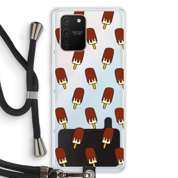 Yummy: Samsung Galaxy S10 Lite Transparant Hoesje met koord