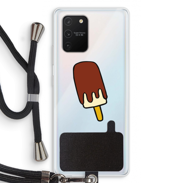Frisco: Samsung Galaxy S10 Lite Transparant Hoesje met koord