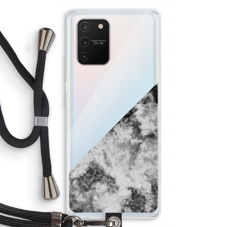 Onweer: Samsung Galaxy S10 Lite Transparant Hoesje met koord