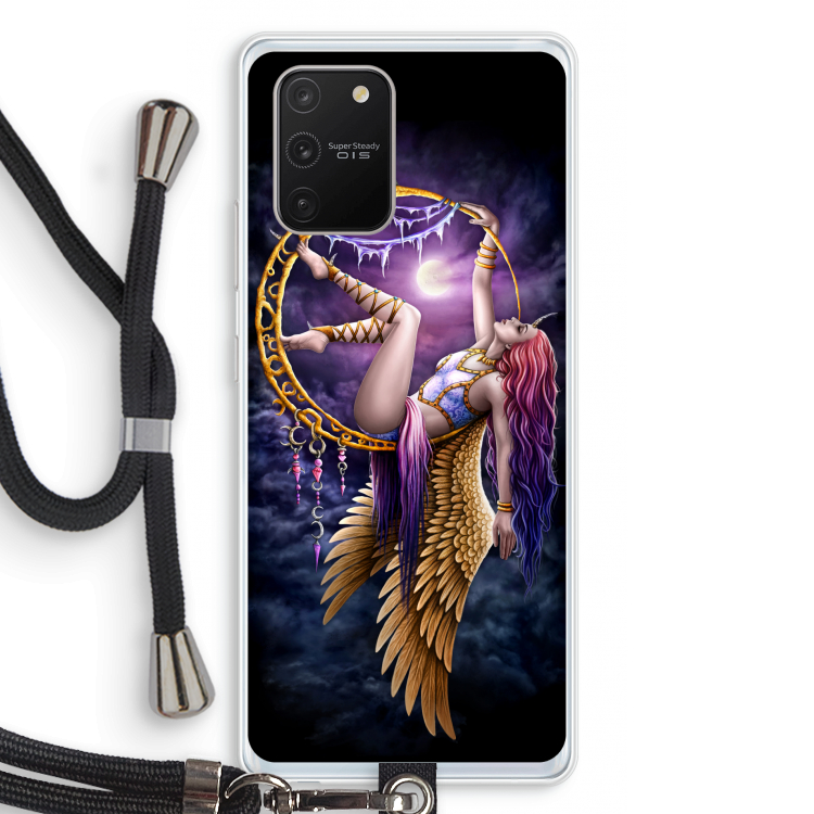 Aerial Angel: Samsung Galaxy S10 Lite Transparant Hoesje met koord