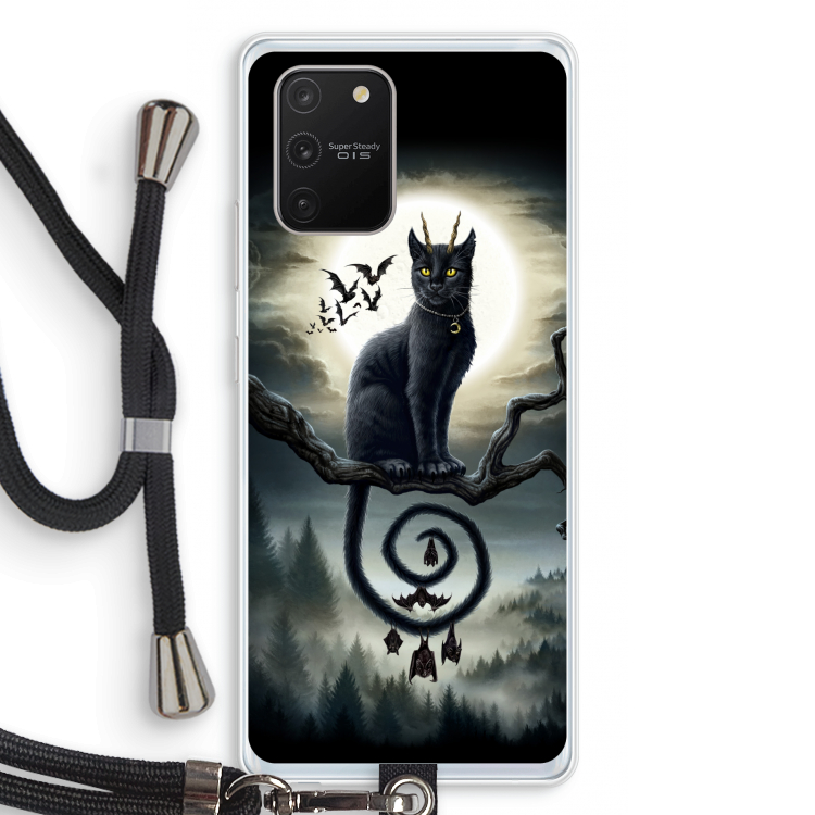Moonlight Companions: Samsung Galaxy S10 Lite Transparant Hoesje met koord