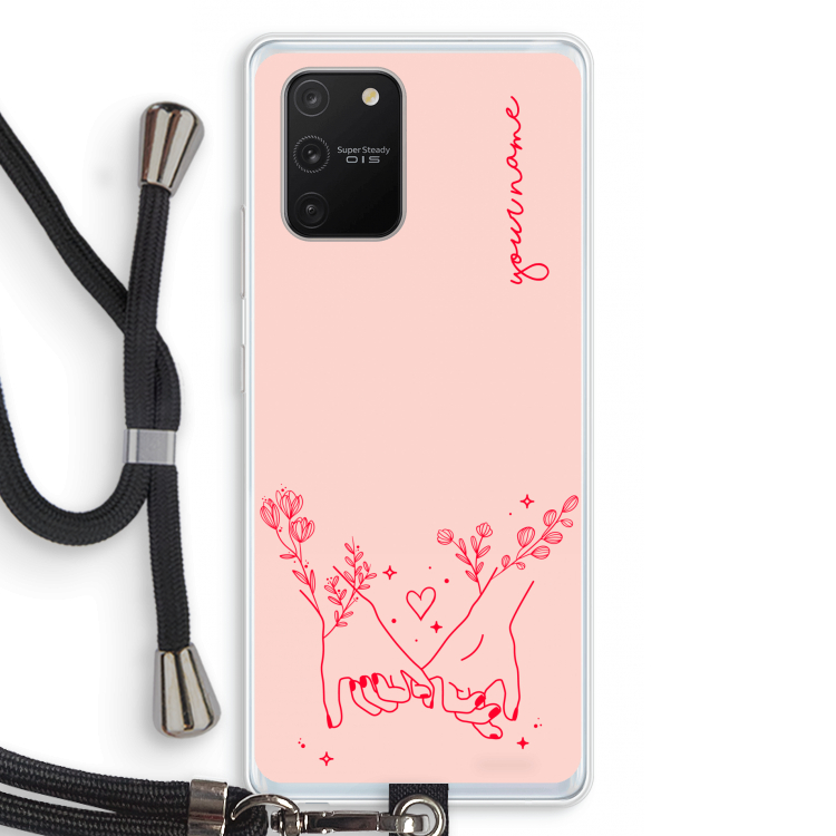 Best Friends: Samsung Galaxy S10 Lite Transparant Hoesje met koord