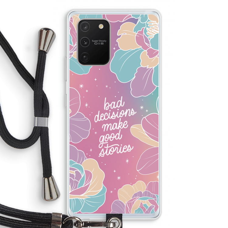 Good stories: Samsung Galaxy S10 Lite Transparant Hoesje met koord