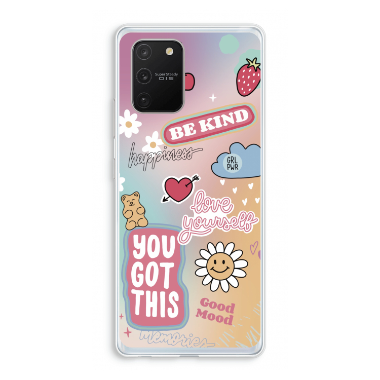 Positivity: Samsung Galaxy S10 Lite Transparant Hoesje