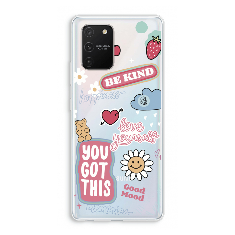 Positivity: Samsung Galaxy S10 Lite Transparant Hoesje