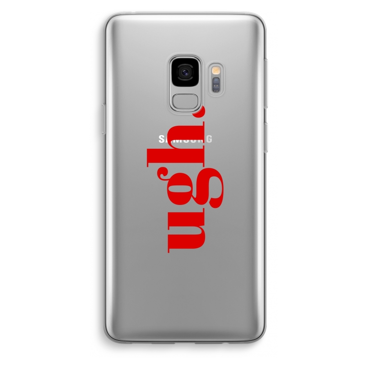 Ugh: Samsung Galaxy S9 Transparant Hoesje