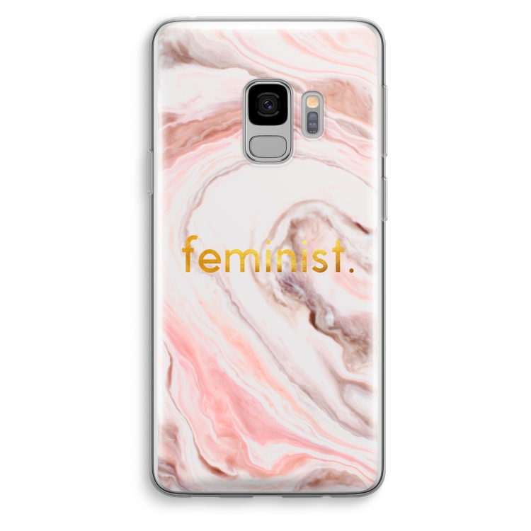 Feminist: Samsung Galaxy S9 Transparant Hoesje