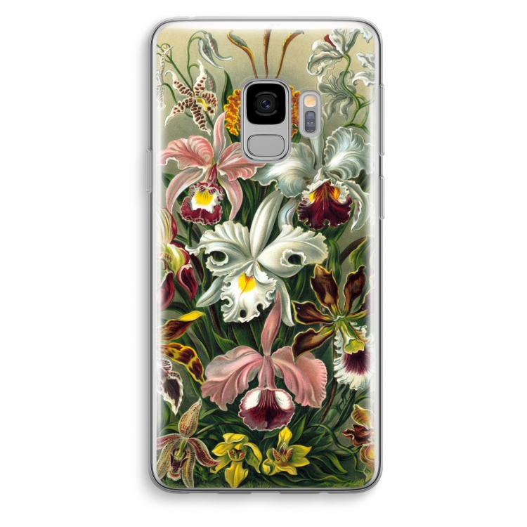 Haeckel Orchidae: Samsung Galaxy S9 Transparant Hoesje