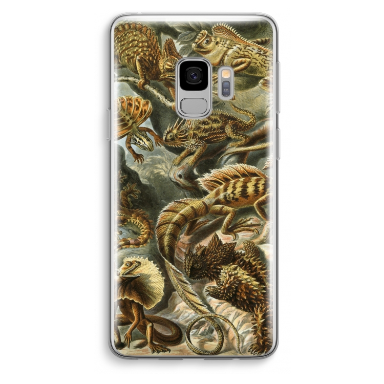 Haeckel Lacertilia: Samsung Galaxy S9 Transparant Hoesje