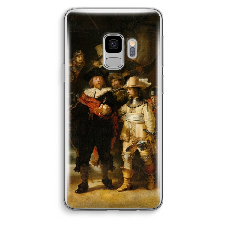 De Nachtwacht: Samsung Galaxy S9 Transparant Hoesje
