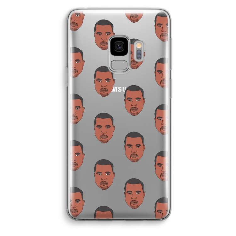Kanye Call Me?: Samsung Galaxy S9 Transparant Hoesje