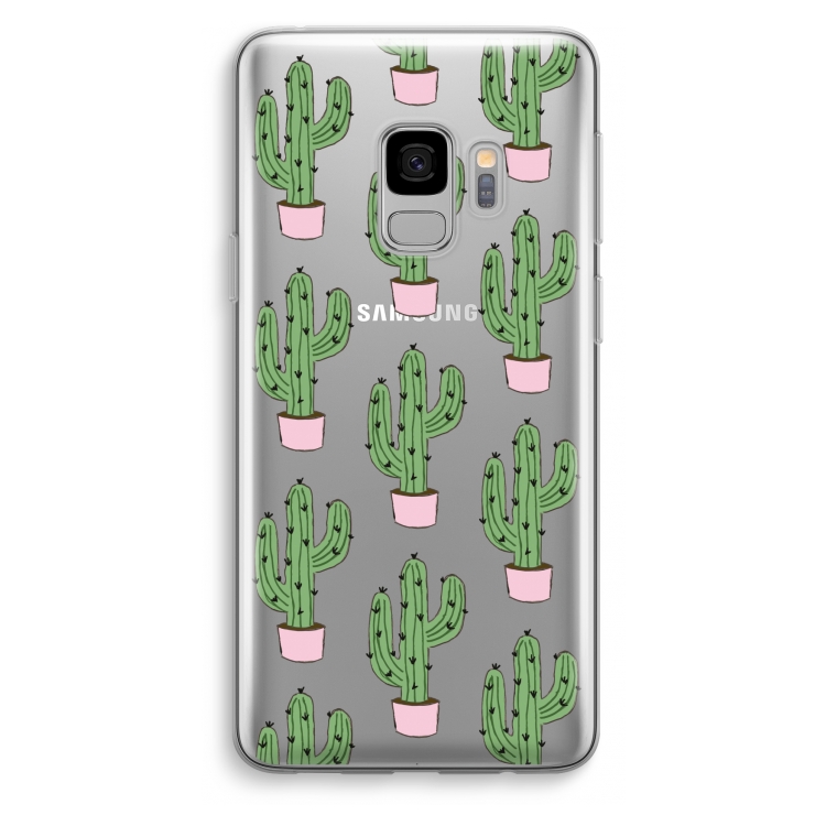 Cactus Lover: Samsung Galaxy S9 Transparant Hoesje