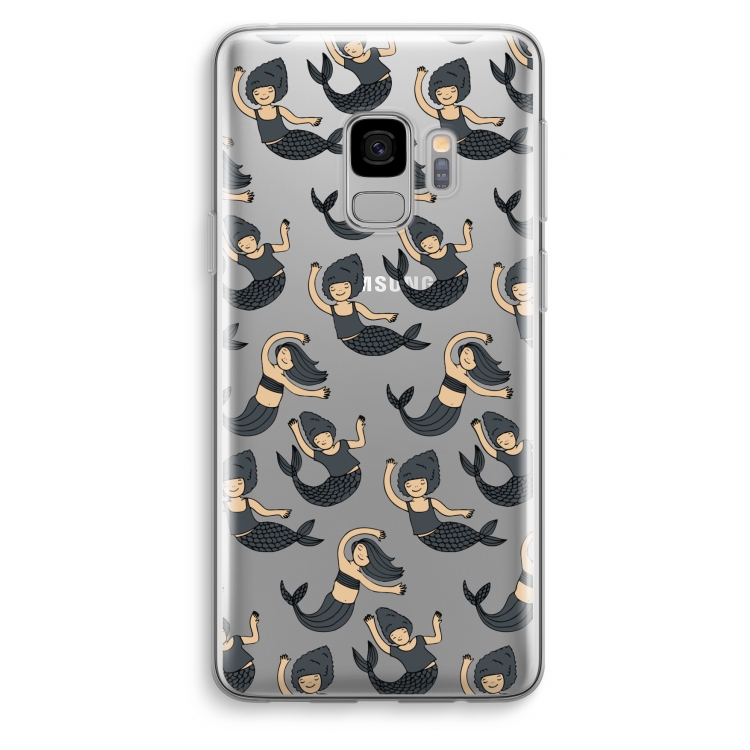 Zeemeermin: Samsung Galaxy S9 Transparant Hoesje