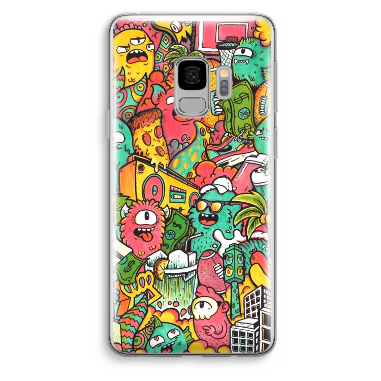 Vexx City: Samsung Galaxy S9 Transparant Hoesje