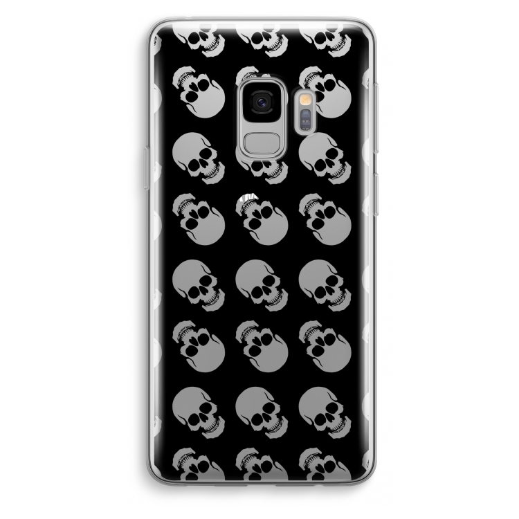 Musketon Skulls: Samsung Galaxy S9 Transparant Hoesje