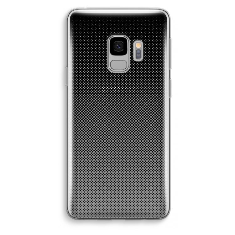 Musketon Halftone: Samsung Galaxy S9 Transparant Hoesje