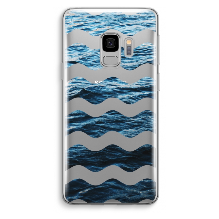 Oceaan: Samsung Galaxy S9 Transparant Hoesje