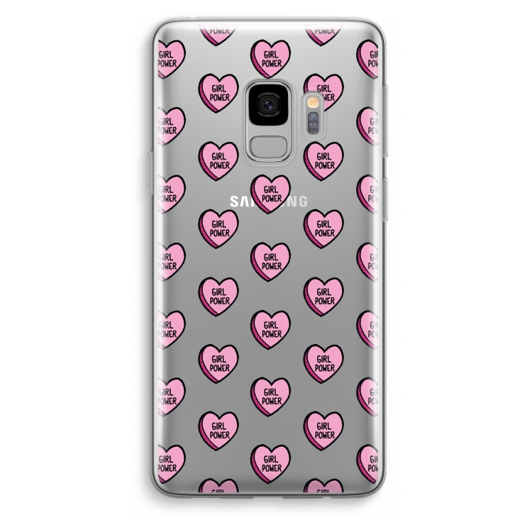 GIRL POWER: Samsung Galaxy S9 Transparant Hoesje