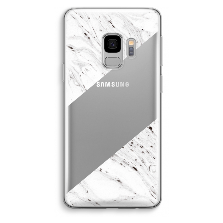 Biggest stripe: Samsung Galaxy S9 Transparant Hoesje
