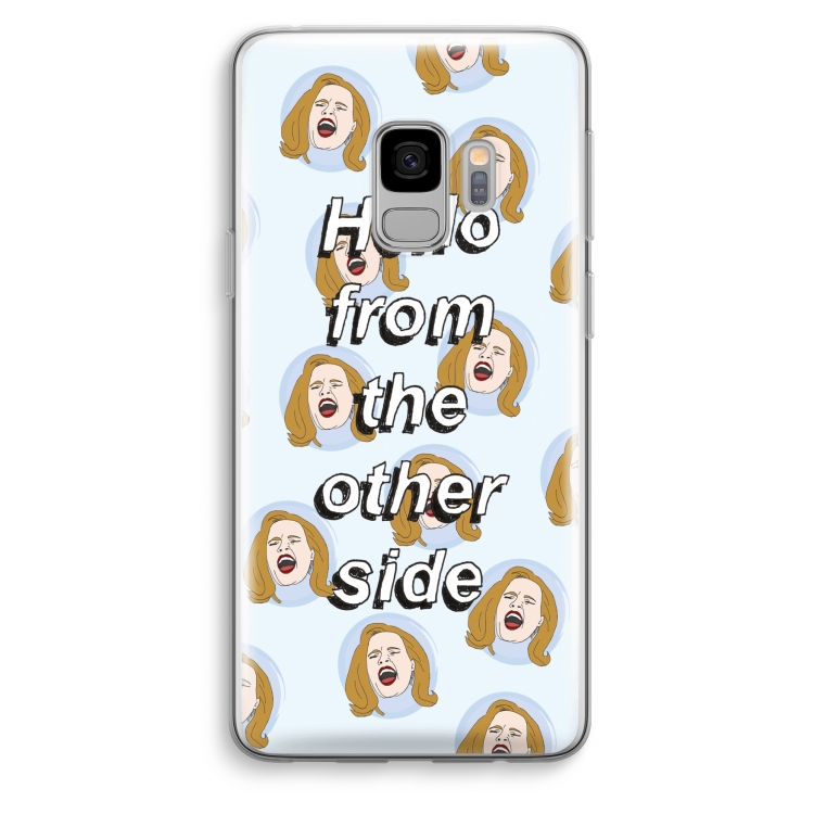 Hello: Samsung Galaxy S9 Transparant Hoesje