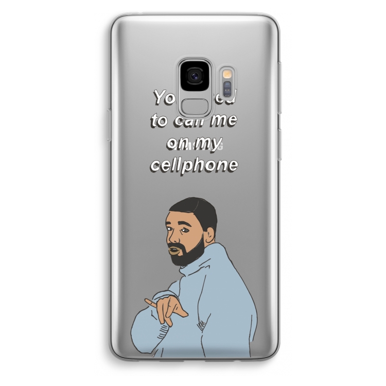 Hotline bling: Samsung Galaxy S9 Transparant Hoesje
