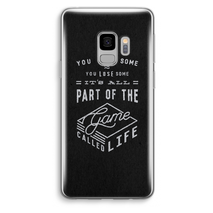Life: Samsung Galaxy S9 Transparant Hoesje