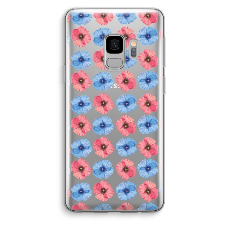 Klaproosjes: Samsung Galaxy S9 Transparant Hoesje