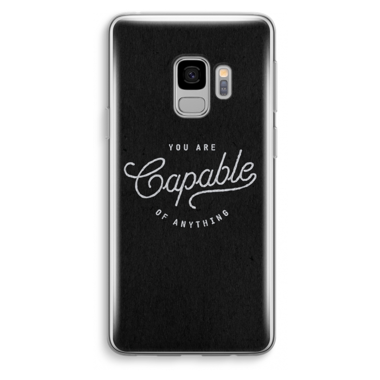 Capable: Samsung Galaxy S9 Transparant Hoesje