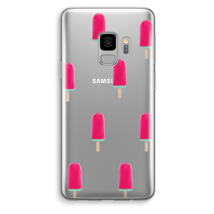 Waterijsje: Samsung Galaxy S9 Transparant Hoesje