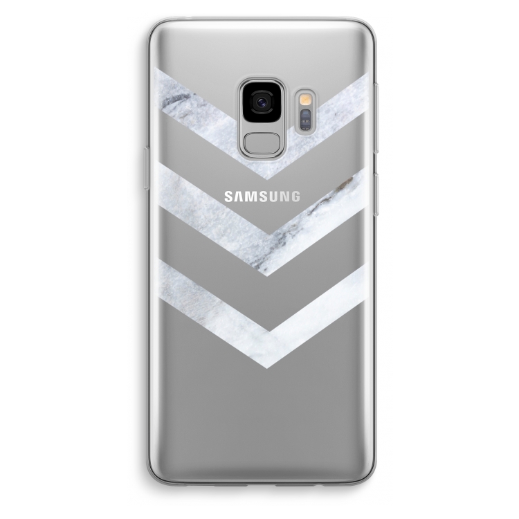 Marmeren pijlen: Samsung Galaxy S9 Transparant Hoesje
