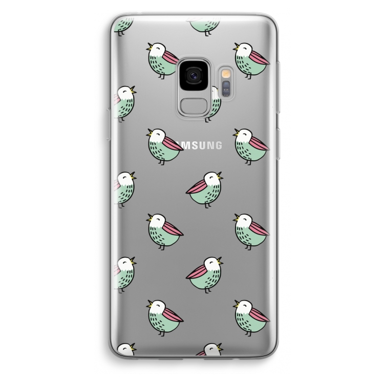 Vogeltjes: Samsung Galaxy S9 Transparant Hoesje