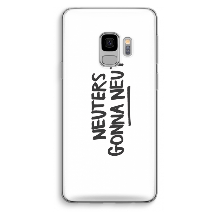 Neuters: Samsung Galaxy S9 Transparant Hoesje