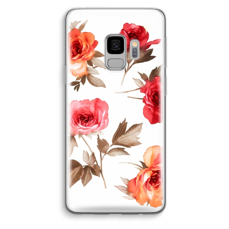 Roosjes: Samsung Galaxy S9 Transparant Hoesje