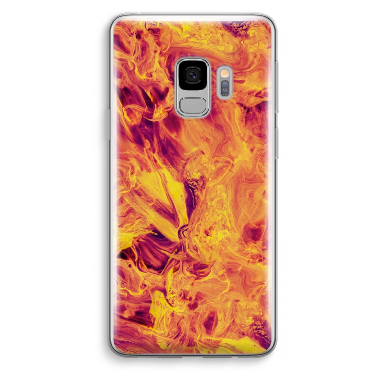 Eternal Fire: Samsung Galaxy S9 Transparant Hoesje