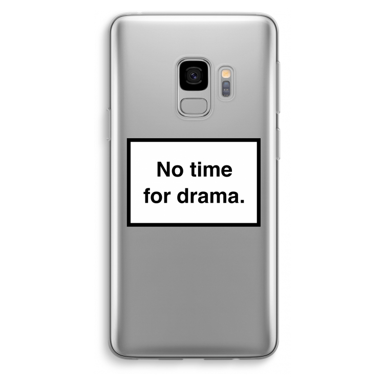 No drama: Samsung Galaxy S9 Transparant Hoesje