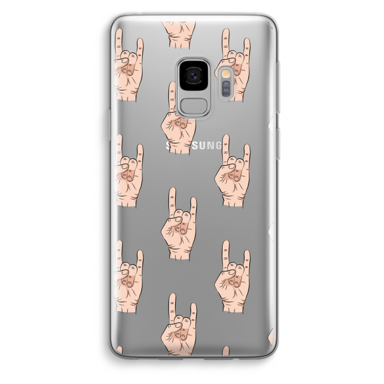 Rock: Samsung Galaxy S9 Transparant Hoesje