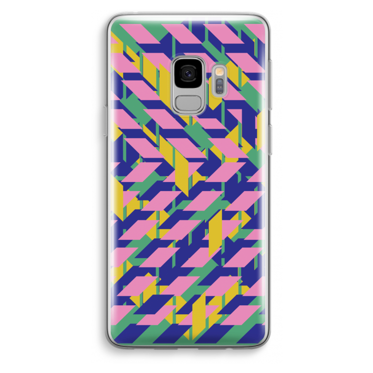 Skew Blush 1: Samsung Galaxy S9 Transparant Hoesje