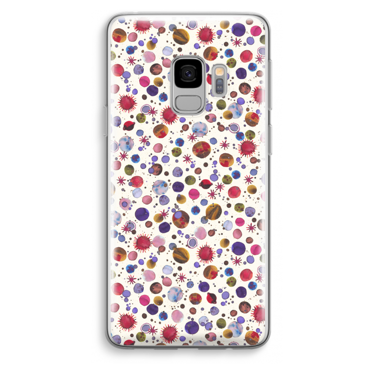 Planets Space: Samsung Galaxy S9 Transparant Hoesje