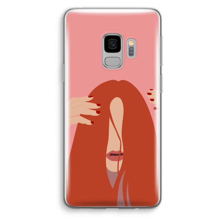 Woke up like this: Samsung Galaxy S9 Transparant Hoesje
