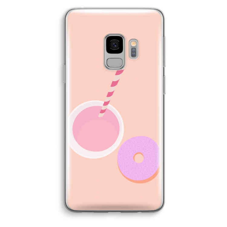 Donut: Samsung Galaxy S9 Transparant Hoesje