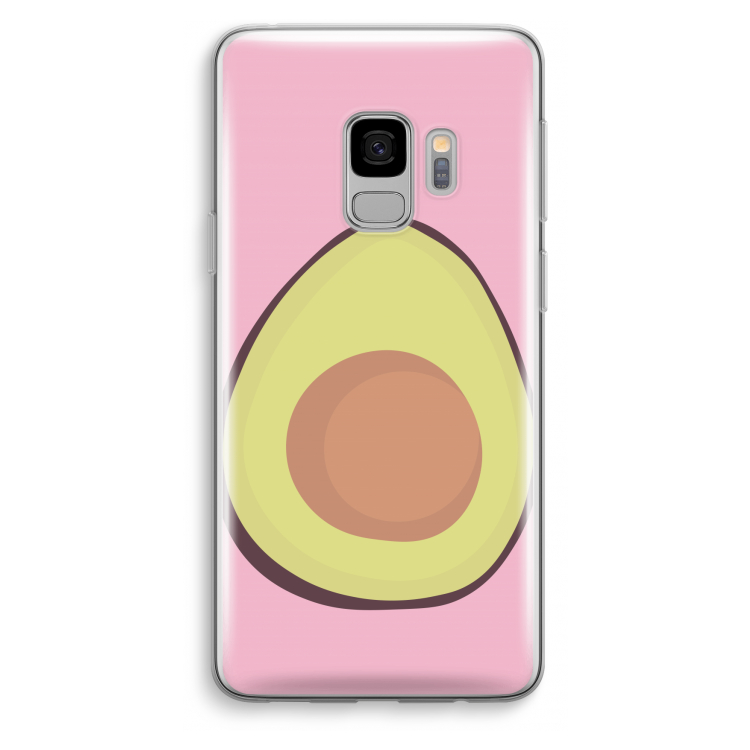 Avocado: Samsung Galaxy S9 Transparant Hoesje