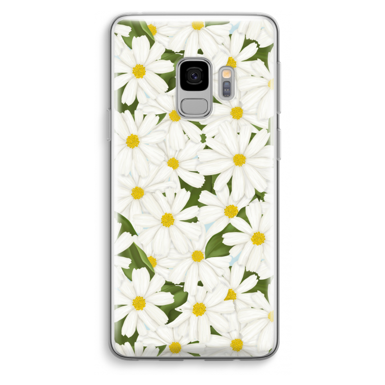Summer Daisies: Samsung Galaxy S9 Transparant Hoesje